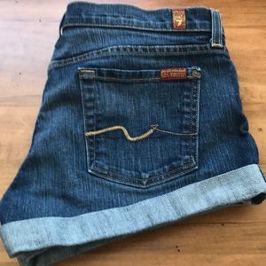 7 for all mankind shorts